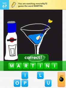Drawsomething Martini