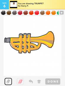 Drawsomething Trumpet