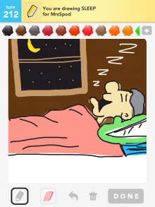 Drawsomething Sleep