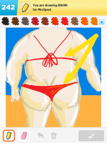Drawsomething Bikini