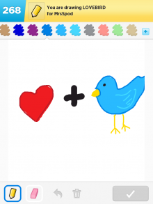 Drawsomething Lovebird