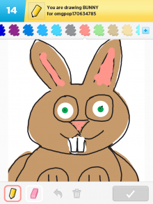 Drawsomething Bunny (by Monica)